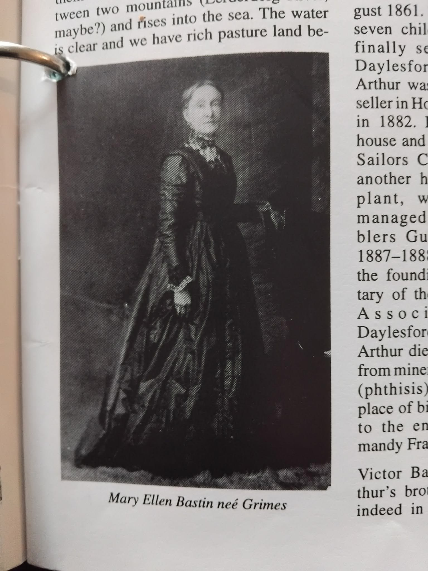 Mary Ellen Bastin nee Grimes — Blackwood's first landholder